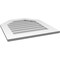 Ekena Millwork Octagonal Top Surface Mount PVC Gable Vent w/ 3-1/2"W x 1"P Standard Frame, 24"W x 26"H GVPOT24X2601SN - alternate 5